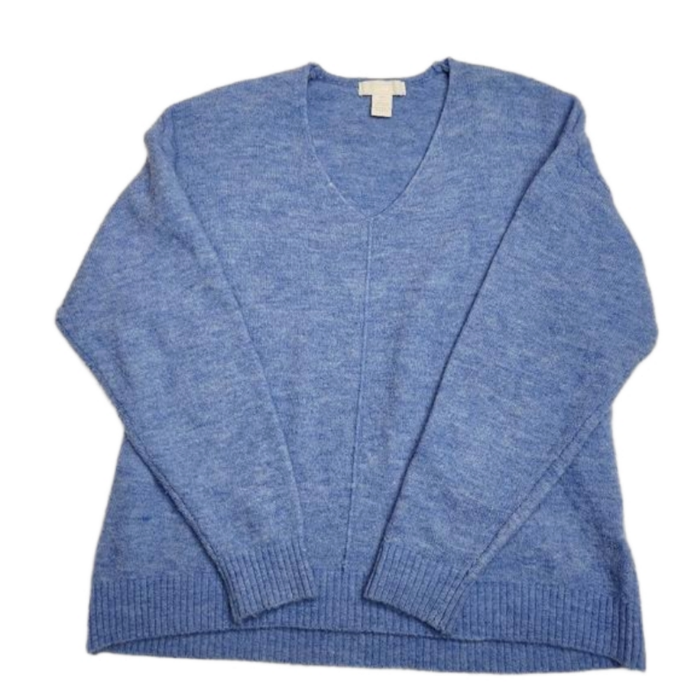 H&M sky blue V neck sweater Womens size Small